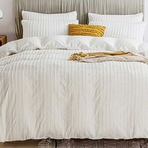 Bestselling Pleated Rhombus Duvet Cover Full/Queen New in Package